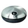 Minuteur rond gris noir