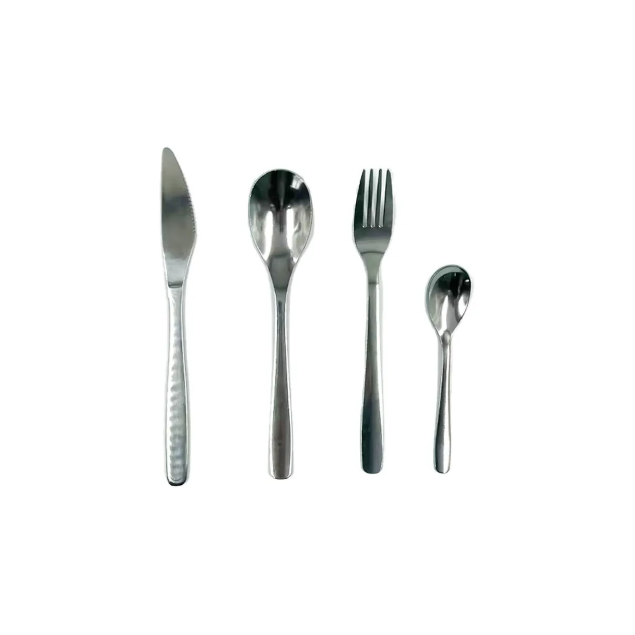 Ménagère 16 pièces inox gris