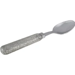 Ménagère 24 pièces pailleté gris argent