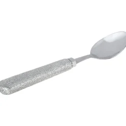Ménagère 24 pièces pailleté gris argent