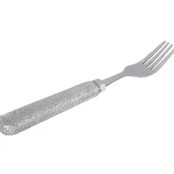 Ménagère 24 pièces pailleté gris argent