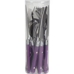 Ménagère 16 pièces violet