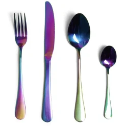 Ménagère inox x16 iridescent