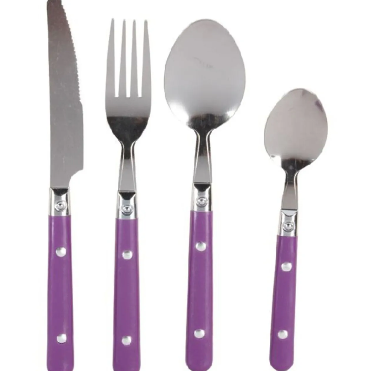 Ménagère violet 16 pièces