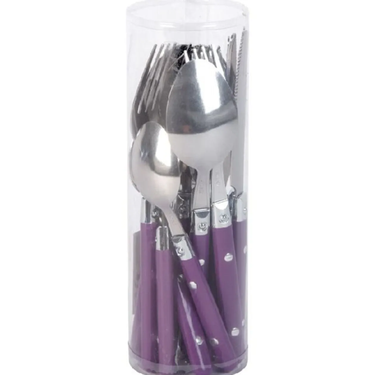 Ménagère violet 16 pièces