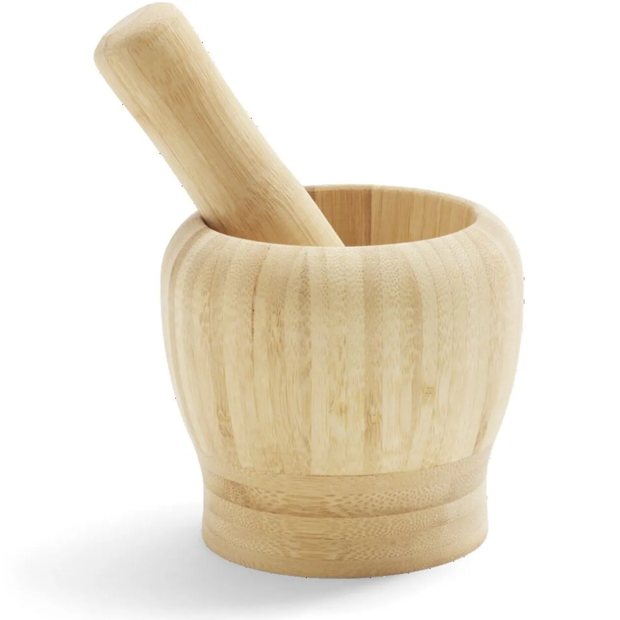 Mortier en bambou H14,5cm