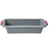 Moule à cake gris silicone et structure métallique