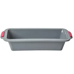 Moule à cake gris silicone et structure métallique