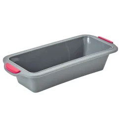 Moule à cake gris silicone et structure métallique