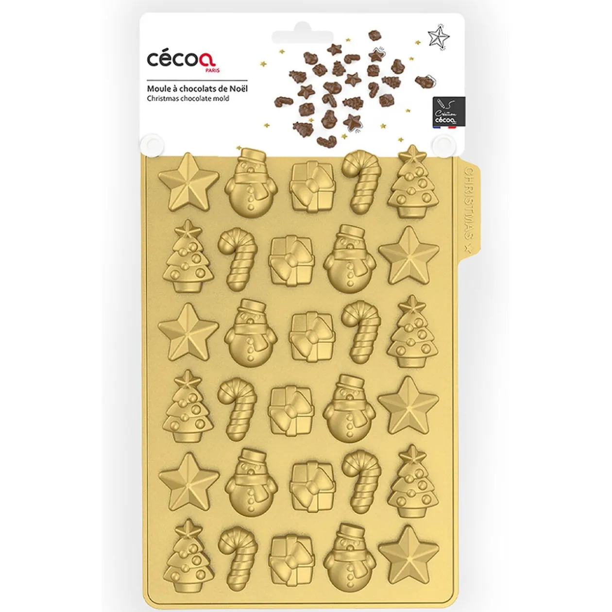 Moule à chocolats de Noël en silicone
