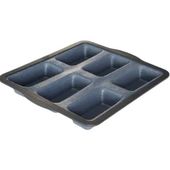 Moule à financiers gris et noir x6
