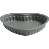 Moule à gâteau coeur gris effet marbre