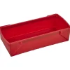 Moule à gâteau détachable silicone rectangulaire rouge