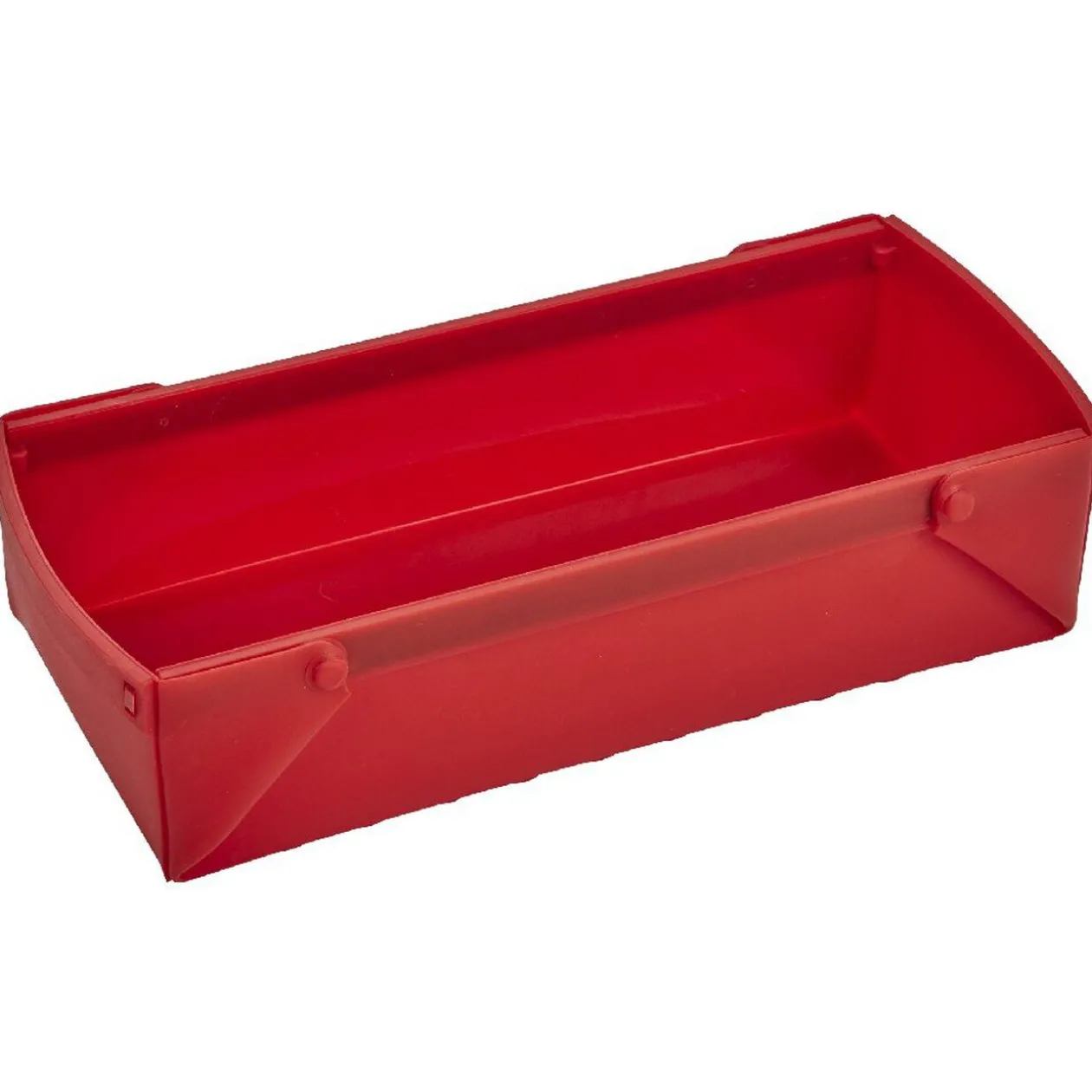 Moule à gâteau détachable silicone rectangulaire rouge
