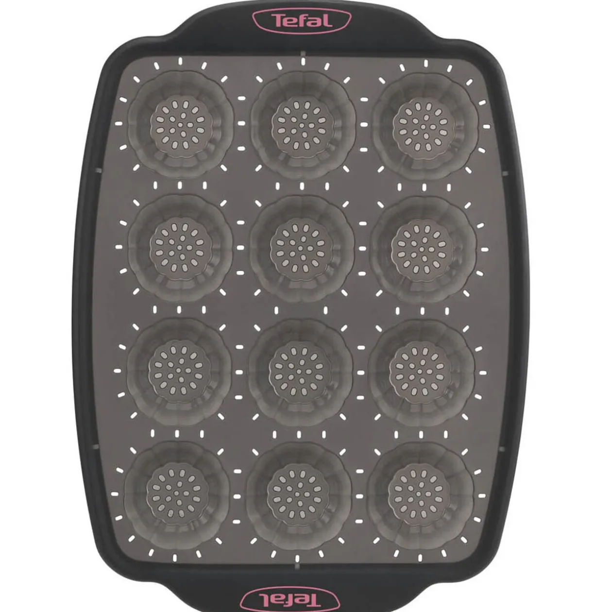 Moule à mini tartelettes en silicone Tefal 12 pièces