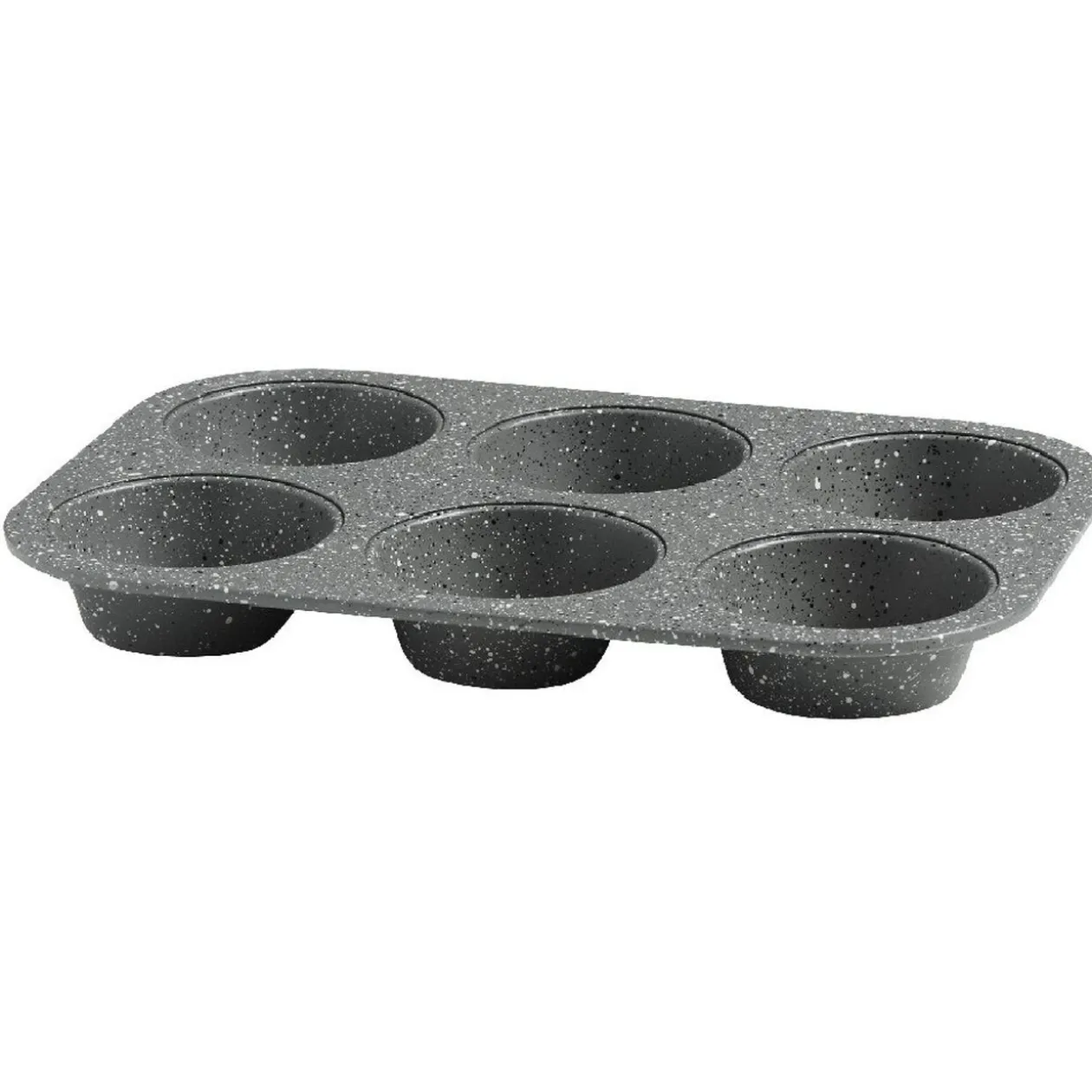 Moule à muffins gris effet marbre