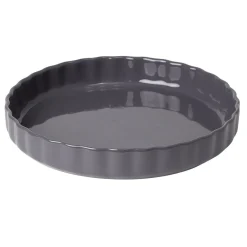 Moule à tarte en céramique gris
