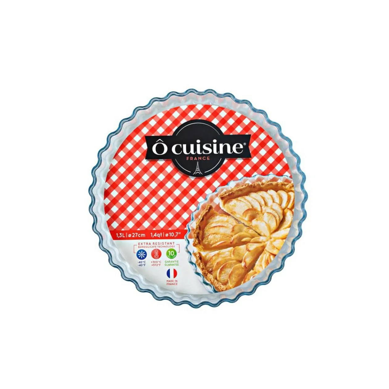 Moule à tarte en verre extra résistant
