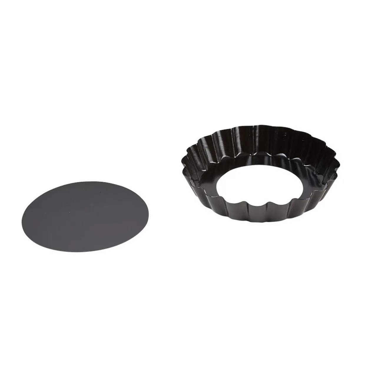 Moule à tartelette avec fond amovible x4