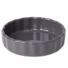 Moule à tartelette en céramique gris
