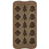 Moule de Noël pour chocolats marron