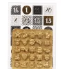 Moule en silicone Noël avec calendrier de l'avent