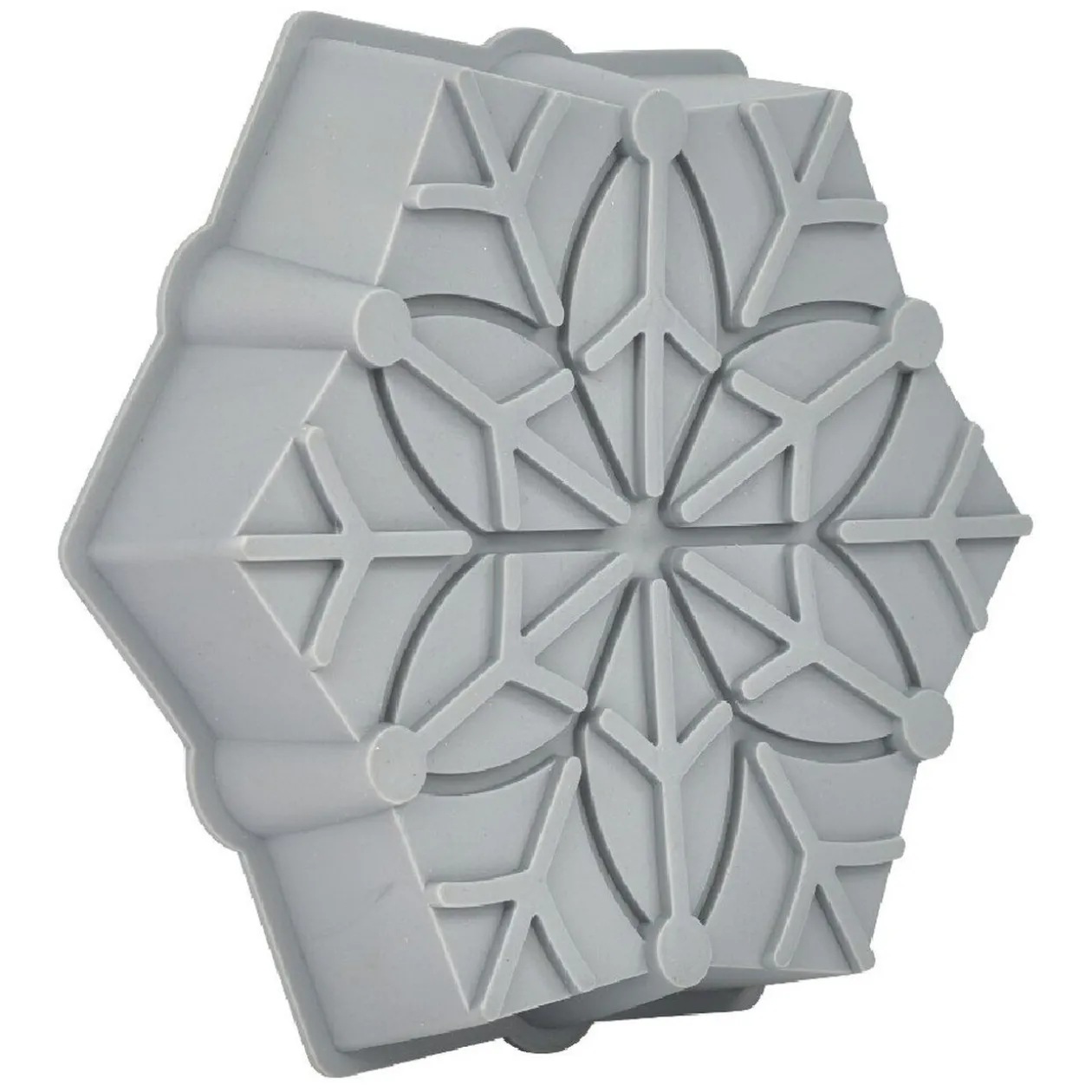 Moule flocon de neige gris