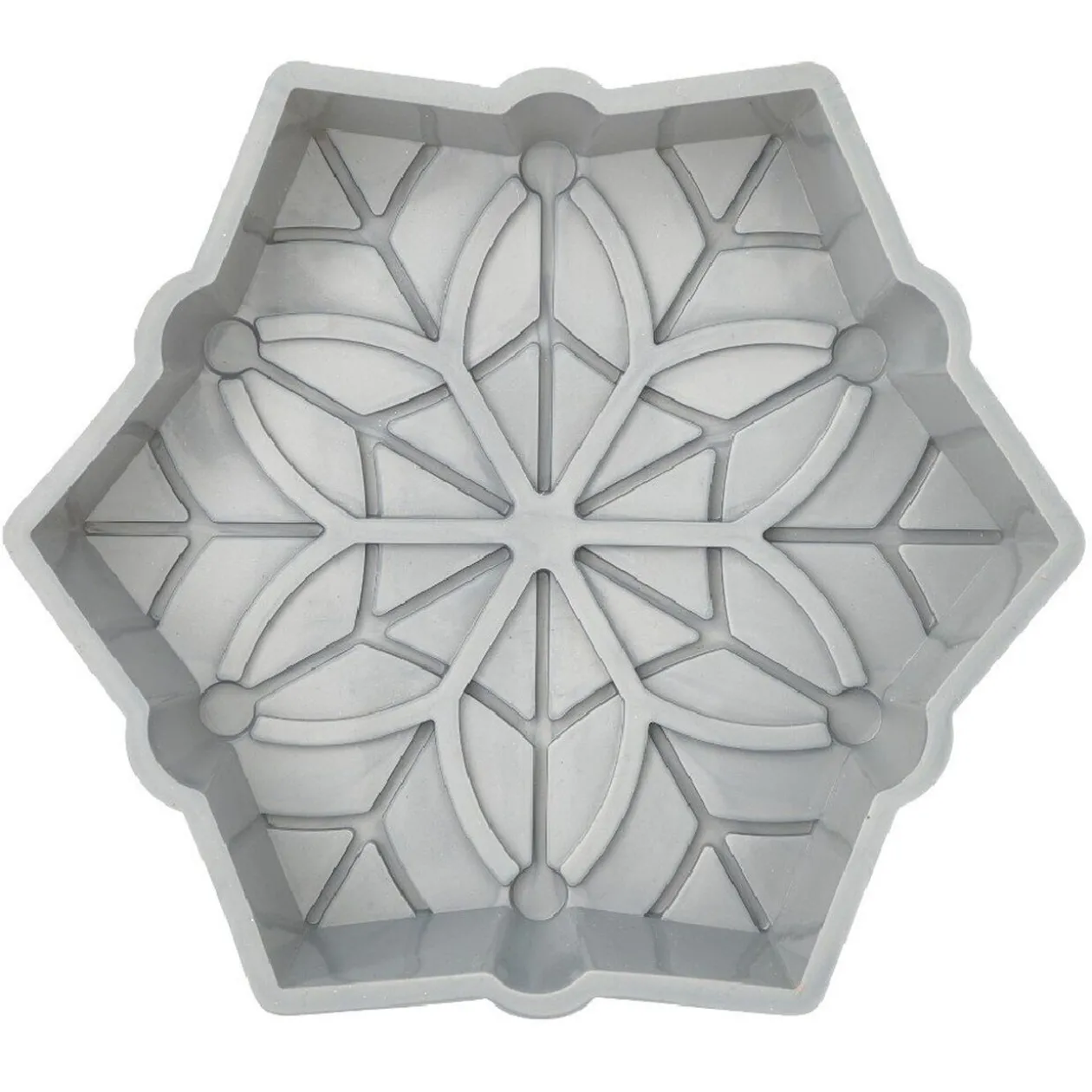 Moule flocon de neige gris