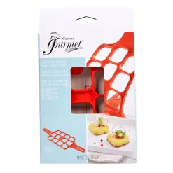 Moule mini-pancakes carré rouge