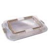 Moule rectangulaire anti adhérent avec couvercle de transport