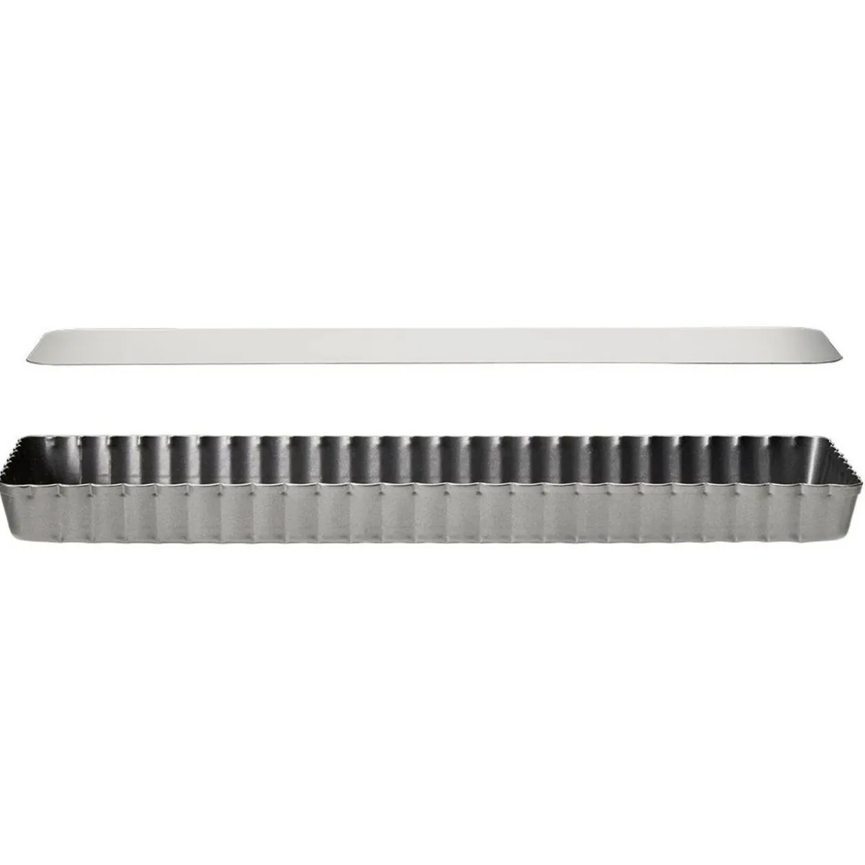 Moule rectangulaire avec fond amovible 35x11 cm