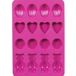 Moule silicone 16 biscuits