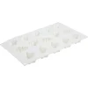 Moule silicone 15 empreintes forme sapin étoile flocon