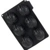 Moule silicone Halloween 6 gâteaux forme cervelle 27x19xH3,5cm