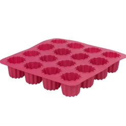 Moule silicone rose 16 cannelés
