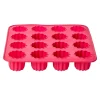 Moule silicone rose 16 cannelés