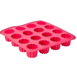Moule silicone rose 16 cannelés