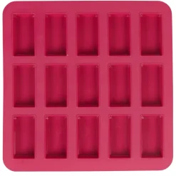 Moule silicone rose 15 financiers