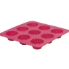 Moule silicone rose 9 minis brioches