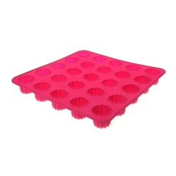Moule silicone rose 25 minis cannelés