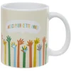 Mug à inscription Ø 8 x H.9,5 cm