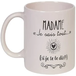 Mug avec inscription 2 modèles