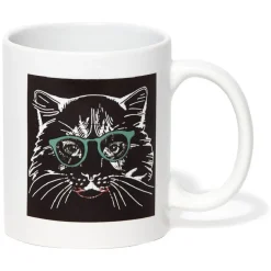Mug céramique couleur changeante Ø8 cm