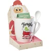 Mug de Noël en céramique avec préparation chocolat
