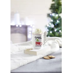 Mug de Noël en céramique avec préparation chocolat