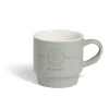Mug empilables en céramique motifs et couleurs assorties 300ml - 4 pièces