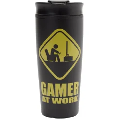 Mug travel gamer at work