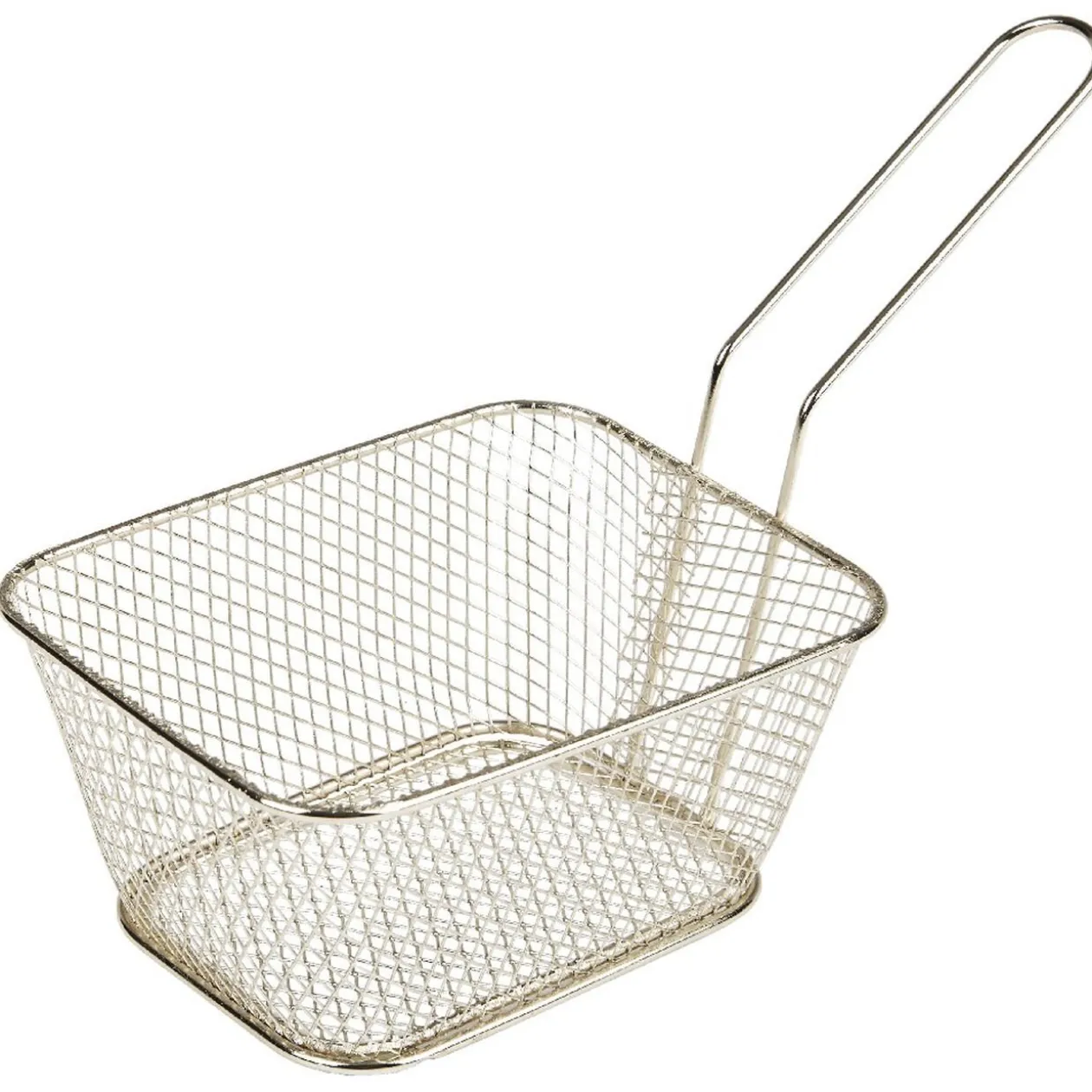 Panier de présentation métal doré ou argenté 24x11xH13,5cm
