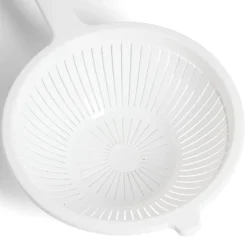 Passoire à queue plastique blanc Ø23xH9cm