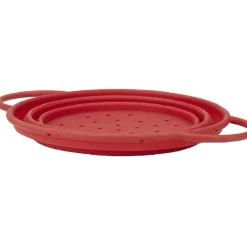 Passoire rétractable rouge